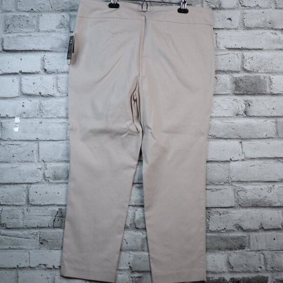 CounterParts Women's Size XL Dress Pants Colour Straw Super Stretch Straight Leg - Picture 11 of 16